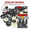 imageNilight 200PCS Car Retainer Clips 6mm 7mm 8mm 9mm 10mm Expansion Screws Replacement Kit Bumper Push Rivet Clips for GM Ford Toyota Honda Chrysler Nissan8Set License Plate Screw Kit