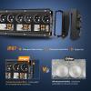 imageNilight 22Inch 480W LED Light Bar Spot Flood Amber White Strobe 6 Modes Memory Function Reset Function OffRoad Truck Car ATV SUV Cabin Boat with 16AWG Wiring Harness Kit1 LeadAmber White3 Modes