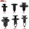 imageNilight 240PCS Bumper Retainer Clips Car Plastic Rivets Fasteners Remover Push Retainer Kit Door Trim Panel Clips for Toyota GM Ford Honda Acura Chrysler2 Years Warranty400 Clips