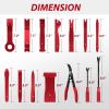 imageNilight 240PCS Bumper Retainer Clips Car Plastic Rivets Fasteners Remover Push Retainer Kit Door Trim Panel Clips for Toyota GM Ford Honda Acura Chrysler2 Years Warranty88 Clips Tools Red