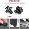 imageNilight 240PCS Bumper Retainer Clips Car Plastic Rivets Fasteners Remover Push Retainer Kit Door Trim Panel Clips for Toyota GM Ford Honda Acura Chrysler2 Years Warranty101 Clips Tools