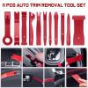 imageNilight 240PCS Bumper Retainer Clips Car Plastic Rivets Fasteners Remover Push Retainer Kit Door Trim Panel Clips for Toyota GM Ford Honda Acura Chrysler2 Years Warranty238 Clips Tools Red