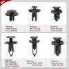 imageNilight 240PCS Car Retainer Clips Fastener Remover 63mm 8mm 9mm 10mm Expansion Screws Replacement Kit Bumper Push Rivet Clips for GM Ford Toyota Honda Chrysler Bonus Fastener Remover 2 Years Warranty240Pcs Clips  Remover