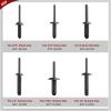 imageNilight 240PCS Car Retainer Clips Fastener Remover 63mm 8mm 9mm 10mm Expansion Screws Replacement Kit Bumper Push Rivet Clips for GM Ford Toyota Honda Chrysler Bonus Fastener Remover 2 Years Warranty115Pcs Rivet