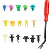 imageNilight 240PCS Car Retainer Clips Fastener Remover 63mm 8mm 9mm 10mm Expansion Screws Replacement Kit Bumper Push Rivet Clips for GM Ford Toyota Honda Chrysler Bonus Fastener Remover 2 Years Warranty500Pcs Clips  Remover