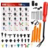 imageNilight 240PCS Car Retainer Clips Fastener Remover 63mm 8mm 9mm 10mm Expansion Screws Replacement Kit Bumper Push Rivet Clips for GM Ford Toyota Honda Chrysler Bonus Fastener Remover 2 Years Warranty935Pcs Clips  Remover