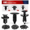 imageNilight 240PCS Car Retainer Clips Fastener Remover 63mm 8mm 9mm 10mm Expansion Screws Replacement Kit Bumper Push Rivet Clips for GM Ford Toyota Honda Chrysler Bonus Fastener Remover 2 Years Warranty100Pcs Clips