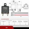 imageNilight 2PC 120A Starter Relay 4 Pin Split Relays Switch 12V Continuous SPST High Current 4 Terminal Car Starter Control wCopper Wire Lugs for Automotive Car Truck Camper120A2PC