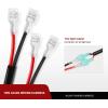 imageNilight 2PCS 16 AWG Wiring Harness Extension Kit Help 1 Lead Harness to Connect 2 Off Road LED Light Bar 2 Year WarrantyBlack