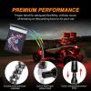 imageNilight 2PCS 2FT RGB LED Whip Light with Extra Stop Turn Reverse Lights Remote ampamp App Control DIY Chasing Patterns Safety Antenna Lighted Whips for ATV UTV Polaris RZR Canam2FT2PCS
