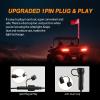 imageNilight 2PCS 2FT RGB LED Whip Light with Extra Stop Turn Reverse Lights Remote ampamp App Control DIY Chasing Patterns Safety Antenna Lighted Whips for ATV UTV Polaris RZR Canam5FT1PC
