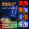 imageNilight 2PCS 4FT RGB LED Whip Light and 8 PCS Rock Lights Combo Remote ampamp App Control wDIY Chasing Patterns Stop Turn Reverse Safety Antenna Lighted Whips for ATV UTV4FT 2Pcs 4Pcs Rock Lights