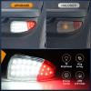 imageNilight 2PCS LED Interior Door Panel Light Courtesy Warning Lights Aqua Beam Plug and Play for Toyota Avalon Sienna Venza Camry Prius 4Runner Lexus IS ES GS LS RX GX LXRedWhite
