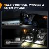 imageNilight 2PCS LED Interior Door Panel Light Courtesy Warning Lights Aqua Beam Plug and Play for Toyota Avalon Sienna Venza Camry Prius 4Runner Lexus IS ES GS LS RX GX LXWhite