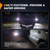 imageNilight 2PCS LED Interior Door Panel Light Courtesy Warning Lights Aqua Beam Plug and Play for Toyota Avalon Sienna Venza Camry Prius 4Runner Lexus IS ES GS LS RX GX LXRedWhite