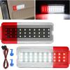 imageNilight 2PCS LED Interior Door Panel Light Courtesy Warning Lights Aqua Beam Plug and Play for Toyota Avalon Sienna Venza Camry Prius 4Runner Lexus IS ES GS LS RX GX LXRedWhite