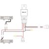 imageNilight 2PCS LED Light Bar Wiring Harness Kit 16AWG 12V On Off Waterproof Switch Power Relay Blade Fuse2 Lead