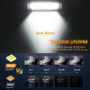 imageNilight 2PCS Led Pods 6 Inch 60W Spot Light Bar 3000LM Driving Fog Off Road Lights 12V24V for Trucks Jeep UTV ATV Marine Boat Golf Cart TrailerWhite Shell White Lights