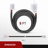 imageNilight 2PCS Plug and Play 22AWG 5Feet Wiring Harness Switch Extension Kit for Off Road LED Work Light Bar3Pin Switch Extension 2Pcs