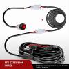 imageNilight 2PCS Plug and Play 22AWG 5Feet Wiring Harness Switch Extension Kit for Off Road LED Work Light Bar3Pin Switch Extension 2Pcs