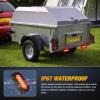 imageNilight 2PCS Trailer Tail Light Kit 40 LED Running Brake Turn Signals Reverse lights Waterproof for 1030V Truck RV UTV Camper Van Boat2Pcs 6 RedAmber Tail Lights