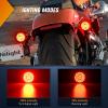 imageNilight 2PCS Trailer Tail Light Kit 40 LED Running Brake Turn Signals Reverse lights Waterproof for 1030V Truck RV UTV Camper Van BoatClear turn signal light