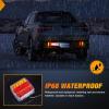 imageNilight 2PCS Trailer Tail Light Kit 40 LED Running Brake Turn Signals Reverse lights Waterproof for 1030V Truck RV UTV Camper Van BoatMagnetic Trailer Lights 7 Pin