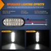 imageNilight 2PCS Trailer Tail Light Kit 40 LED Running Brake Turn Signals Reverse lights Waterproof for 1030V Truck RV UTV Camper Van BoatWhite 24LED Lights Screws 2Pcs