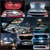 imageNilight 2pcs Under Hood Light Strip 42LED Waterproof Underhood Work Light with OnOff Switch Blade Fuse Engine Bay Repair Light White 12V for Car Truck SUV157 Inch 1PC