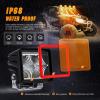 imageNilight 3 Inch Cube LED Pod Light Bar 20W 2100LM Super Flood ScrewLess Offroad Driving Work Lights w16AWG DT Wiring Harness Kit for Truck UTV 4x4 ATV MotorcycleIndirect 4LED Flood PodAmber