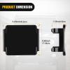 imageNilight 3 inch Cube Light Pod Cover 2 PCS Black Protective Covers Durable Polycarbonate Lens Waterproof Dustproof ScratchProof for Square Lights Off Road Driving Lighting