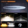 imageNilight 30 Inch LED Light Bar 120W 13000LM AntiGlare Flood Spot Combo DRL Offroad Driving Lamps IP68 w 16AWG DT Wiring Kit for Pickup Truck SUV ATV UTV Boat 4x4 JeepAmber DRL