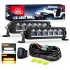 imageNilight 30 Inch LED Light Bar 120W 13000LM AntiGlare Flood Spot Combo DRL Offroad Driving Lamps IP68 w 16AWG DT Wiring Kit for Pickup Truck SUV ATV UTV Boat 4x4 JeepAmber DRL