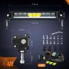 imageNilight 30 Inch LED Light Bar 120W 13000LM AntiGlare Flood Spot Combo DRL Offroad Driving Lamps IP68 w 16AWG DT Wiring Kit for Pickup Truck SUV ATV UTV Boat 4x4 JeepAmber DRL
