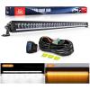 imageNilight 30 Inch LED Light Bar 120W 13000LM AntiGlare Flood Spot Combo DRL Offroad Driving Lamps IP68 w 16AWG DT Wiring Kit for Pickup Truck SUV ATV UTV Boat 4x4 JeepAmber DRL