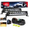 imageNilight 30 Inch LED Light Bar 120W 13000LM AntiGlare Flood Spot Combo DRL Offroad Driving Lamps IP68 w 16AWG DT Wiring Kit for Pickup Truck SUV ATV UTV Boat 4x4 JeepAmber DRL