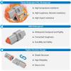 imageNilight 4 PIN DT Connector Kit 3 Sets Size 16 Solid Contacts Waterproof Male Female Terminal for 1420 AWG DT Series Connectors Car Truck Motorcycle OffRoad Vehicles BoatDT3Pin 3 Sets