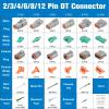 imageNilight 4 PIN DT Connector Kit 3 Sets Size 16 Solid Contacts Waterproof Male Female Terminal for 1420 AWG DT Series Connectors Car Truck Motorcycle OffRoad Vehicles BoatDT 212Pin 40 Sets wRemoval Tool