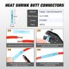 imageNilight 4 Pin DT Connectors 16AWG 6 Kits Male Female Electrical Connector Waterproof Plug and Play wHeat Shrink Butt Terminals for Automotive Cars Truck Motorcycle Marine Boats