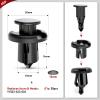 imageNilight 415 Pcs Car Retainer Clips ampamp Fastener Remover  18 Most Popular Sizes Auto Push Pin Rivets Set Door Trim Panel Compatible with GM Ford Toyota Honda Chrysler2 Years Warranty CL19150Pcs Clips  Remover