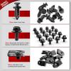 imageNilight 415 Pcs Car Retainer Clips ampamp Fastener Remover  18 Most Popular Sizes Auto Push Pin Rivets Set Door Trim Panel Compatible with GM Ford Toyota Honda Chrysler2 Years Warranty CL1970Pcs Extruded Unuts