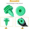 imageNilight 425 Pcs Car Retainer Clips Fastener Remover Tailgate Handle Rod Clip  19 Most Popular Sizes Auto Push Pin Rivets Set  Compatible with GM Ford Toyota Honda Chrysler2 Years Warranty100 Clips 75mm