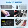 imageNilight 48 LEDs DC 5V Multicolor Music Car Strip Light Under Dash Lighting Kit with Sound Active Function and Wireless Remote Control 2 Years Warranty 4PCS USB Interior Lights4PCS USB Interior LightsAPP
