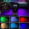imageNilight 48 LEDs DC 5V Multicolor Music Car Strip Light Under Dash Lighting Kit with Sound Active Function and Wireless Remote Control 2 Years Warranty 4PCS USB Interior Lights4PCS USB Interior LightsAPP