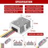 imageNilight 48V 36V to 12V Voltage Converter 240W 20A Regulator Step Down to 12VDC Waterproof DC Convert Reducer Power Supply Transformer Module for Golf Cart Scooters24V to 12V 20A 240W