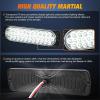 imageNilight 4PCS 6quot Oval LED Trailer Tail Lights 4PCS 10 LED wFlush Mount Grommets Plugs ReverseBack Up Trailer Lights for RV Truck Jeep75Inch White 2Pcs