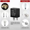 imageNilight 4PCS Flasher Relay Adjustable 3 Pin CF13 JL02 Electronic Blinker Relay 12V 150W Fixes Car Turn Signal and Hazard Warn Hyper Blink Flash or No Flash for LED and Halogen Bulbs 2 Years Warranty2 Pin Blinker Relay