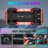imageNilight 4Pcs Car Underglow Neon Accent Strip Lights 252 LEDs RGB 8 Color Sound Active Function Music Mode with Wireless Remote Control Underbody Light Strips for Cars Van SUV Truck8Pcs Aluminum Underglow Strip Lights RGB