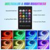 imageNilight 4Pcs Car Underglow Neon Accent Strip Lights 252 LEDs RGB 8 Color Sound Active Function Music Mode with Wireless Remote Control Underbody Light Strips for Cars Van SUV TruckUnderglow Light Strip RGB
