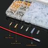 imageNilight 50022R 160pcs Nylon Fully Insulated MaleFemale Spade Crimp Quick Disconnects Wire Terminals Connector Set400PCS Bullet Connectors